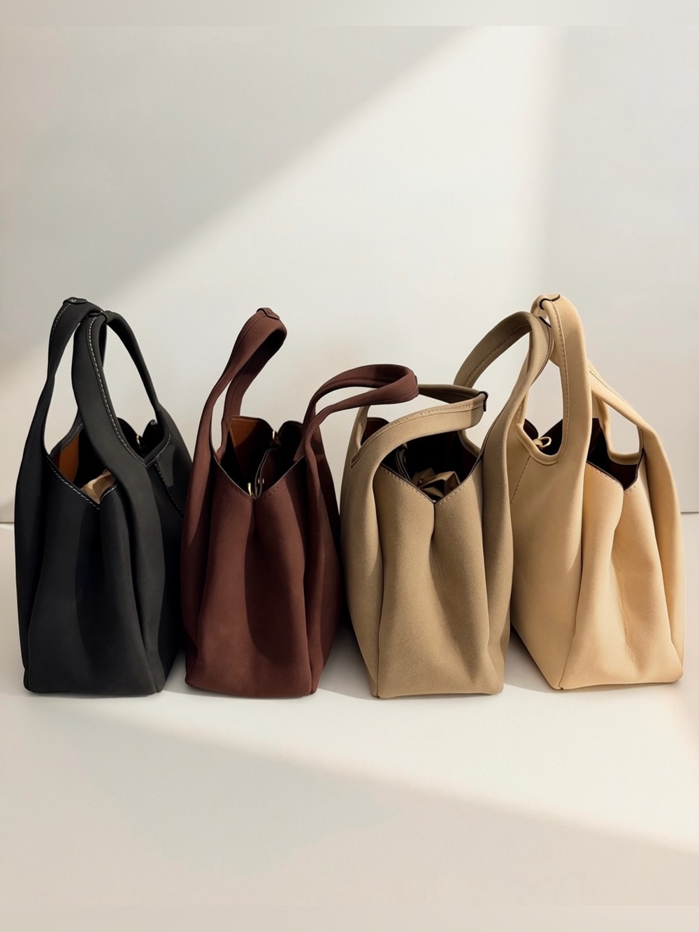 Suede Handbag - Picture 2 of 8